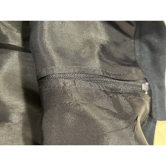 ALBERT NIPON Vintage Peplum Jacket Pencil Skirt Wool Gold Buttons Career Sz 8 - Picture 15 of 15